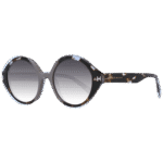 Ana Hickmann Oval Sonnenbrille HI9175 51P02 in Grau – 45° Seitenansicht