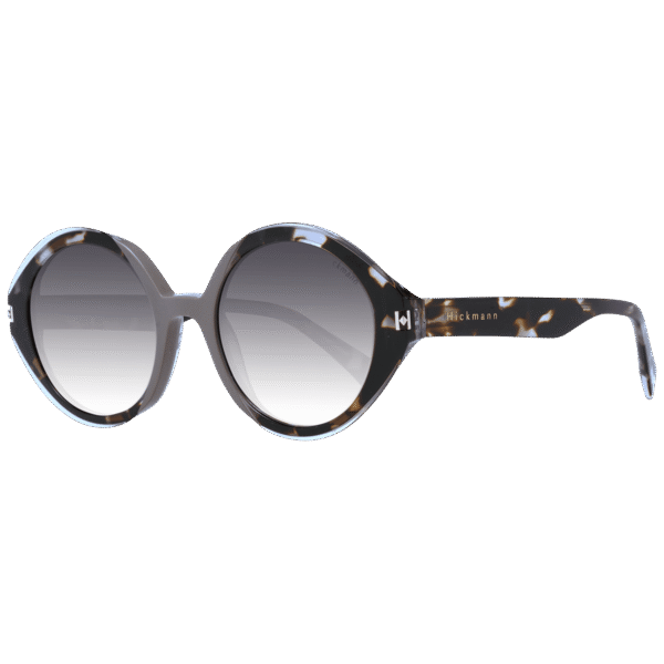 Ana Hickmann Sonnenbrille HI9175 51P02 – 45° Seitenansicht Ana Hickmann Oval Sonnenbrille HI9175 51P02 in Grau – 45° Seitenansicht