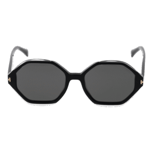 Ana Hickmann Sonnenbrille HI9176 54H01 – Frontansicht mit Azetat Rahmen und Schwarz Gläsern