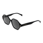 Ana Hickmann Geometric Sonnenbrille HI9176 54H01 in Schwarz – 45° Seitenansicht