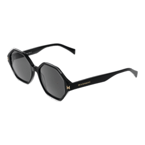 Ana Hickmann Geometric Sonnenbrille HI9176 54H01 in Schwarz – 45° Seitenansicht