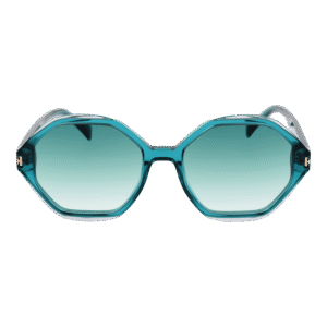 Ana Hickmann Sonnenbrille HI9176 54H02 – Frontansicht mit Azetat Rahmen und Grün Gläsern