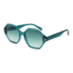 Ana Hickmann Rund Sonnenbrille HI9176 54H02 in Grün – 45° Seitenansicht