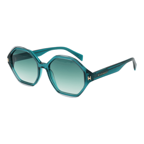Ana Hickmann Sonnenbrille HI9176 54H02 – 45° Seitenansicht Ana Hickmann Rund Sonnenbrille HI9176 54H02 in Grün – 45° Seitenansicht