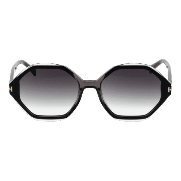 Ana Hickmann Sonnenbrille HI9176 54P01 – Frontansicht mit Azetat Rahmen und Grau Gläsern