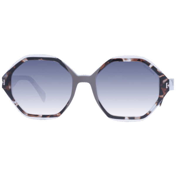 Ana Hickmann Sonnenbrille HI9176 54P02 – Frontansicht mit Azetat Rahmen und Grau Gläsern