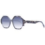 Ana Hickmann Rund Sonnenbrille HI9176 54P02 in Grau – 45° Seitenansicht