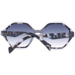 Rückansicht der Ana Hickmann Sonnenbrille HI9176 54P02 – Azetat Rahmen