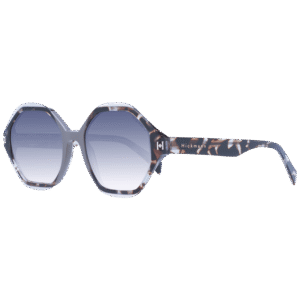 Ana Hickmann Rund Sonnenbrille HI9176 54P02 in Grau – 45° Seitenansicht