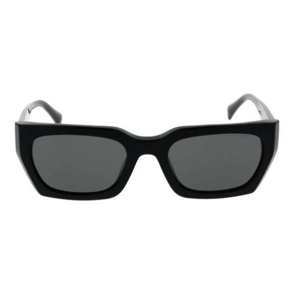 Ana Hickmann Sonnenbrille HI9179 52A01 – Frontansicht mit Azetat Rahmen und Schwarz Gläsern