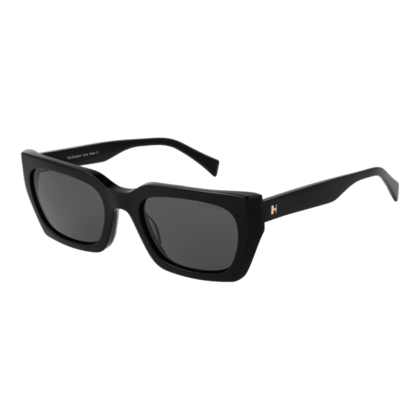 Ana Hickmann Oval Sonnenbrille HI9179 52A01 in Schwarz – 45° Seitenansicht