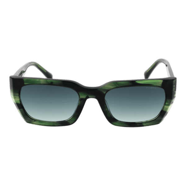 Ana Hickmann Sonnenbrille HI9179 52E01 – Frontansicht mit Azetat Rahmen und Grün Gläsern