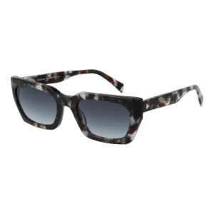 Ana Hickmann Rechteck Sonnenbrille HI9179 52G21 in Braun – 45° Seitenansicht