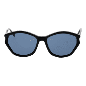 Ana Hickmann Sonnenbrille HI9185 56A01 – Frontansicht mit Azetat Rahmen und Blau Gläsern