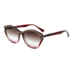Ana Hickmann Katzenaugen Sonnenbrille HI9185 56C01 in Mehrfarbig – 45° Seitenansicht