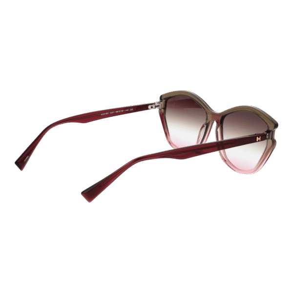 Rückansicht der Ana Hickmann Sonnenbrille HI9185 56C01 – Azetat Rahmen