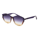 Ana Hickmann Oval Sonnenbrille HI9185 56C02 in Lila – 45° Seitenansicht