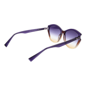 Rückansicht der Ana Hickmann Sonnenbrille HI9185 56C02 – Azetat Rahmen