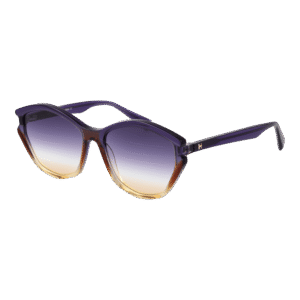 Ana Hickmann Oval Sonnenbrille HI9185 56C02 in Lila – 45° Seitenansicht