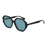 Ana Hickmann Geometric Sonnenbrille HI9186 55A01 in Schwarz – 45° Seitenansicht