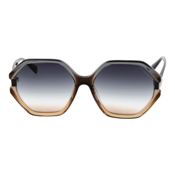 Ana Hickmann Sonnenbrille HI9186 55C01 – Frontansicht mit Azetat Rahmen und Grau Gläsern