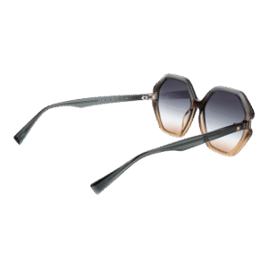 Rückansicht der Ana Hickmann Sonnenbrille HI9186 55C01 – Azetat Rahmen