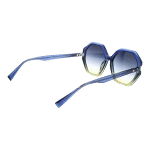 Rückansicht der Ana Hickmann Sonnenbrille HI9186 55C02 – Azetat Rahmen
