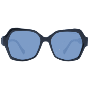 Ana Hickmann Sonnenbrille HI9187 54A01 – Frontansicht mit Azetat Rahmen und Blau Gläsern