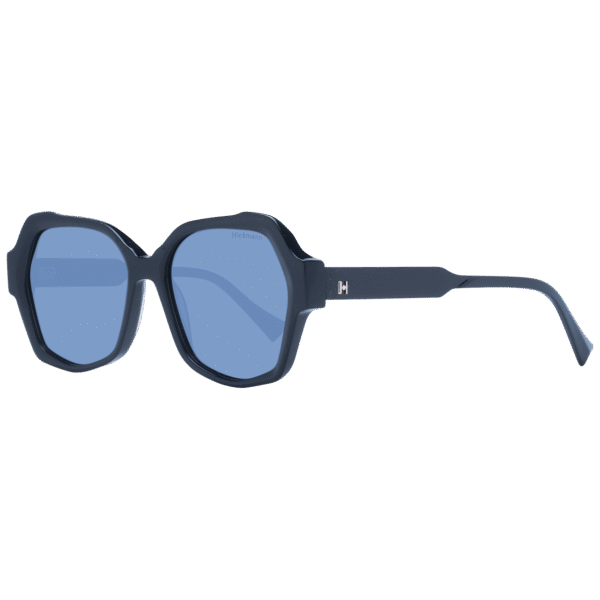 Ana Hickmann Sonnenbrille HI9187 54A01 – 45° Seitenansicht Ana Hickmann Quadrat Sonnenbrille HI9187 54A01 in Schwarz – 45° Seitenansicht