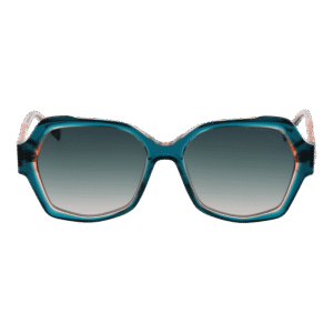 Ana Hickmann Sonnenbrille HI9187 54H01 – Frontansicht mit Azetat Rahmen und Grün Gläsern