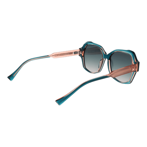 Rückansicht der Ana Hickmann Sonnenbrille HI9187 54H01 – Azetat Rahmen