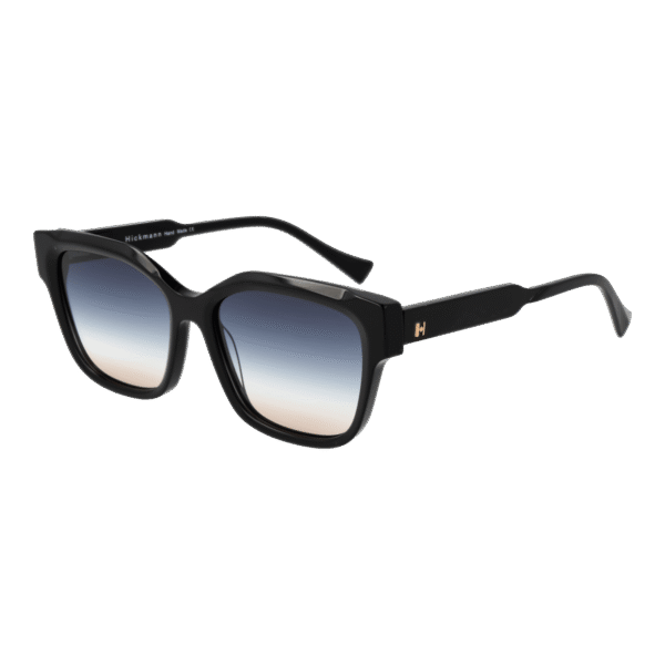 Ana Hickmann Rechteck Sonnenbrille HI9188 54A01 in Schwarz – 45° Seitenansicht