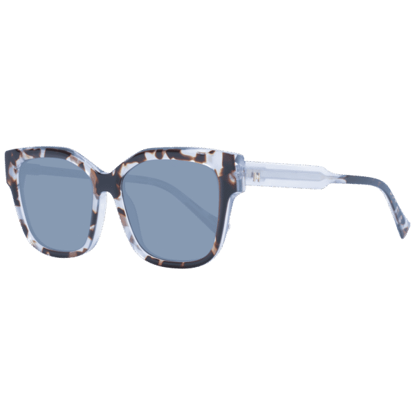 Ana Hickmann Quadrat Sonnenbrille HI9188 54G21 in Grau – 45° Seitenansicht