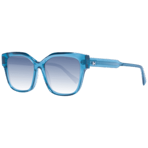 Ana Hickmann Quadrat Sonnenbrille HI9188 54T01 in Blau – 45° Seitenansicht