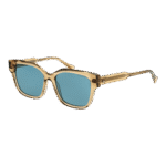 Ana Hickmann Quadrat Sonnenbrille HI9188 54T02 in Honig – 45° Seitenansicht