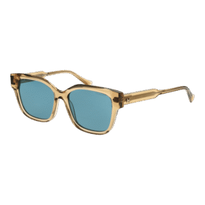 Ana Hickmann Quadrat Sonnenbrille HI9188 54T02 in Honig – 45° Seitenansicht