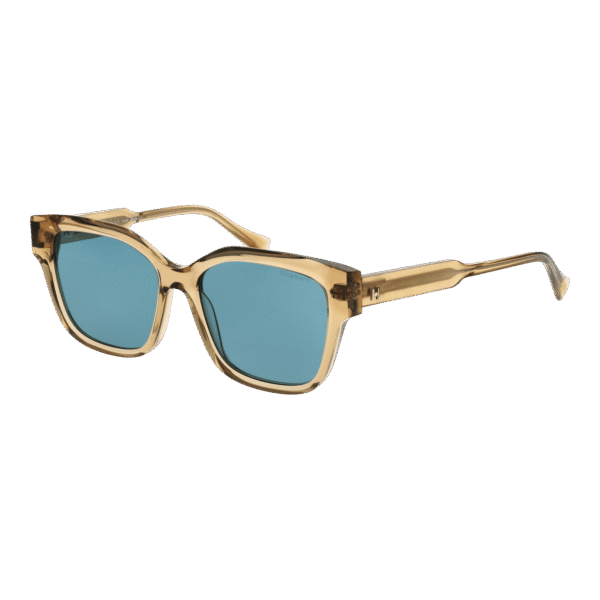 Ana Hickmann Sonnenbrille HI9188 54T02 – 45° Seitenansicht Ana Hickmann Quadrat Sonnenbrille HI9188 54T02 in Honig – 45° Seitenansicht