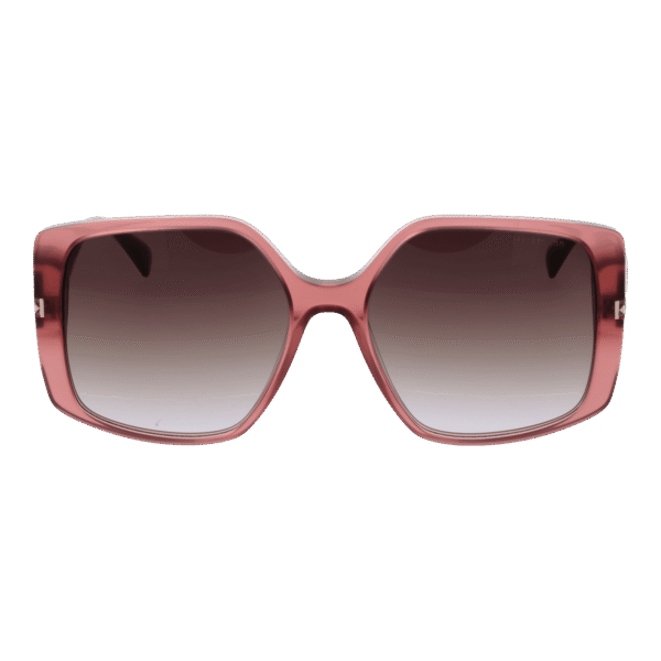 Ana Hickmann Sonnenbrille HI9189 56T01 – Frontansicht mit Azetat Rahmen und Braun Gläsern