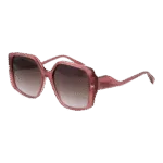 Ana Hickmann Quadrat Sonnenbrille HI9189 56T01 in Rosa – 45° Seitenansicht