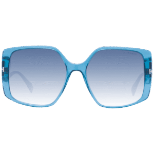 Ana Hickmann Sonnenbrille HI9189 56T02 – Frontansicht mit Azetat Rahmen und Blau Gläsern