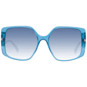 Ana Hickmann Sonnenbrille HI9189 56T02 – Frontansicht mit Azetat Rahmen und Blau Gläsern