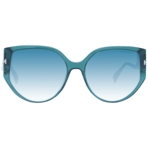 Ana Hickmann Sonnenbrille HI9190 57T02 – Frontansicht mit Azetat Rahmen und Grün Gläsern