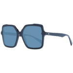 Ana Hickmann Quadrat Sonnenbrille HI9195 56A01 in Schwarz – 45° Seitenansicht