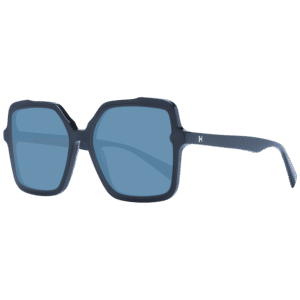 Ana Hickmann Quadrat Sonnenbrille HI9195 56A01 in Schwarz – 45° Seitenansicht