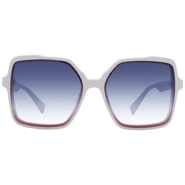 Ana Hickmann Sonnenbrille HI9195 56D01 – Frontansicht mit Azetat Rahmen und Grau Gläsern