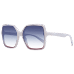 Ana Hickmann Quadrat Sonnenbrille HI9195 56D01 in Beige – 45° Seitenansicht