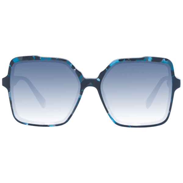 Ana Hickmann Sonnenbrille HI9195 56G22 – Frontansicht mit Azetat Rahmen und Grün Gläsern