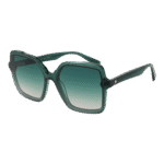Ana Hickmann Quadrat Sonnenbrille HI9195 56T01 in Grün – 45° Seitenansicht