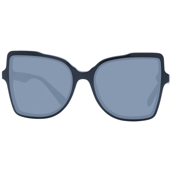 Ana Hickmann Sonnenbrille HI9196 55A01 – Frontansicht mit Azetat Rahmen und Grau Gläsern