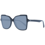 Ana Hickmann Schmetterling Sonnenbrille HI9196 55A01 in Schwarz – 45° Seitenansicht